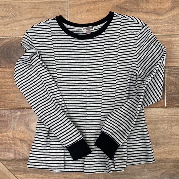Chelsea28 striped long-sleve sweatshirt, M - Picture 10 of 11